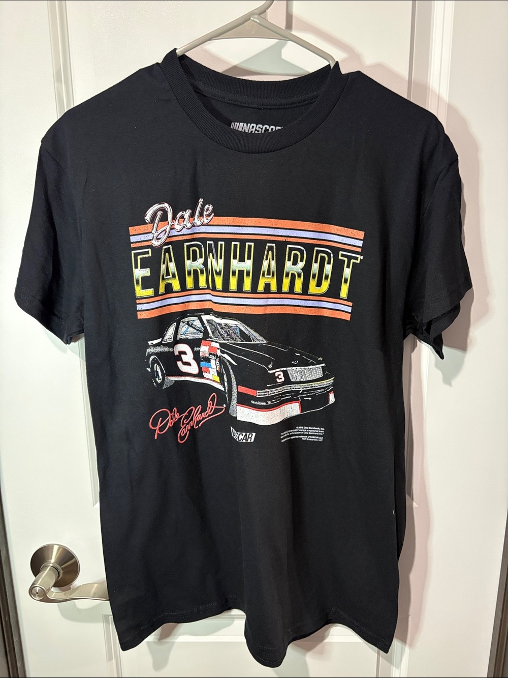 Nascar Dale Earnhardt Black Racing Graphic Tee NWOT